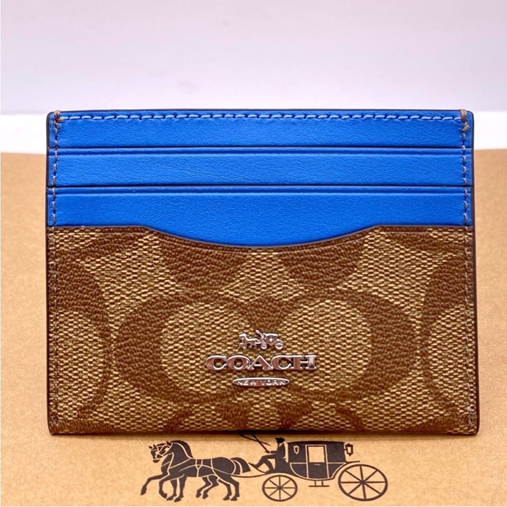 Coach Slim ID Card Case Small Wallet